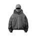 Y2K Vintage Washed Zip-Up Hoodie Streetwear Oversized Pullover For Men & Women_viptrois.com