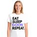 Camiseta Gooner Funny Gooning Meme Eat Sleep Goon Repeat Hecha En EE. UU. De Algodón Puro Tejido, Cómoda Para Hombres Y_viptrois.com