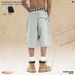 Men's Clothing Men's Pure Cotton Cargo Shorts Casual High Waist Trendy Cool Five Point Pants Summer Thin For Formal & Casual_viptrois.com