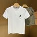 2025 Summer Crew Neck Short Sleeve T-Shirt Men's Popular Half Sleeve T-Shirt Men's Alphabet Printing Embroidery Clothes Trend_viptrois.com
