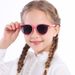 New silicone polarizing round sunglasses, baby large frame glasses, children's glasses 0037_viptrois.com