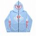 Men's Clothing 2025 Trend New Arrivals Gothic Style Spider Print Cardigan Full Zip Sweater Men's Autumn And Winter Tops Jacket Men's Hat_viptrois.com