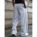 Men's Casual Jogger Pants - Lightweight Polyester Drawstring Trousers With Straight Leg, Comfortable & Stylish For Everyday Wear_viptrois.com