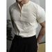 Men's Clothing Men's Short Sleeve T Shirt Fashion Summer Thin Slim Half Sleeve Knitted Bottoming Top_viptrois.com