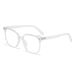 New Casual Versatile Anti-blue Glasses Frame Douyin Finished Myopia Glasses Frame Trendy Large Frame Flat Mirror_viptrois.com