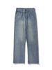 Men's Clothing Retro Jeans Trendy Design Loose Straight Drop Sense Casual All Match High Street Trousers_viptrois.com