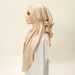 Women's Scarves New Style Polyester Satin Headscarf Hat Women's Full Head All Match Fashion Elastic Ethnic Hat_viptrois.com