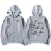 Harajuku Stray Kids Maxident Printed Hoodie KPOP Hooded Zip_viptrois.com