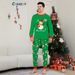 Christmas snowman Snowflake letters Christmas family suit printed homewear sleep_viptrois.com