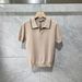 Men's Clothing Summer High End Style Breathable Men's Contrast Color Lapel Knitted Polo Shirt Casual Versatile Short Sleeved Men's T Shirt_viptrois.com