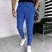 Men's Waffle Knit Jogger Pants - Breathable Cotton Blend Drawstring Casual Trousers For Gym & Streetwear (Black/White/Grey/Khaki/Navy, S-XXL)_viptrois.com