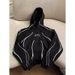 Y2K Retro Striped Hoodie - Unisex Oversized Pullover Sweatshirt For Streetwear & Casual Fashion_viptrois.com