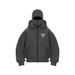 Men's Clothing American Style Double Hooded Loose Ninja Punk Style Gothic Cardigan Zipper Hooded Sweatshirt_viptrois.com