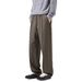 Men's Tailored Trousers – Premium Wool-Like Straight Leg Dress Pants With Minimalist Luxury & Weighted Drape_viptrois.com