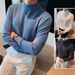 Slim-Fit Mid-Crew Neck Sweater – Lightweight Knit Pullover For Layering (M-XXXL, Poly-Blend Thermal Base Layer, Streetwear Essential)_viptrois.com