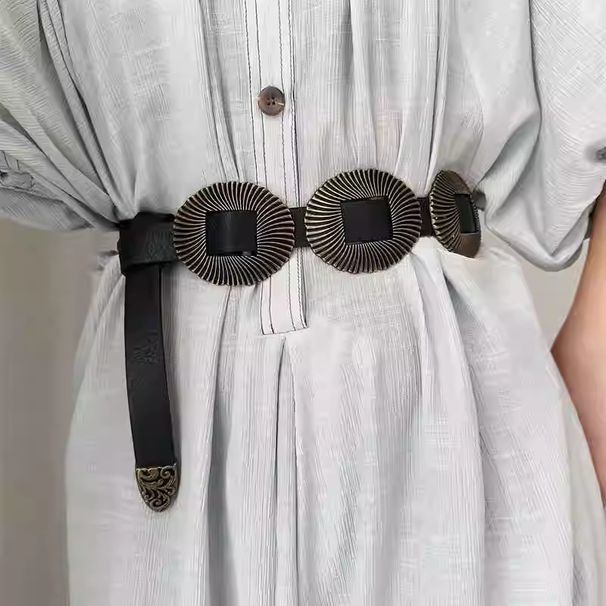 Shell Belt Women, High-End Feel, Suitable For Suits And Dresses, Decoration, Versatile Ins Style, Thin Waist Cincher_viptrois.com