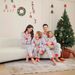 Christmas tree car full of flowers Christmas family clothing printed home clothes pajamas_viptrois.com