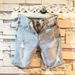 Men's Clothing Summer Fashion Denim 5 Point Shorts Ins Style Fashion Straight Tube Ripped Shorts_viptrois.com
