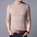 Men's High Neck Wool Sweater – Slim Fit Winter Thermal Pullover With Wrinkle-Free Treatment & Ribbed Hem (M-4XL, Minimalist Layering Essential)_viptrois.com