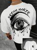 Kreatives Grafik Bedrucktes T-Shirt 2025, Sommermode, Trend, Baumwolle, Kurzärmelig, Lockeres Und Bequemes Rundhals-Top, Herrenbekleidung_viptrois.com