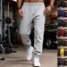 Men's Casual Jogger Pants - Lightweight Workout Tapered Sweatpants, Elastic Cuff, Drawstring Waist, Breathable & Stretchy For Gym, Running, Daily Wear_viptrois.com