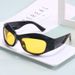 New 2025 Punk Hip Hop Riding Sunglasses Futuristic Personality Sunglasses Cross-border Sunglasses_viptrois.com