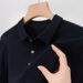 Loom Loom 2023 Autumn Men's Knitted Polo Turn-down Collar Straight Fit European And American Simple Youth Fashion Urban Solid_viptrois.com
