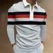 Men's Clothing Menswear Zipper Long Sleeve Casual Slim Fit Men's Sports Lapel Shirt Polo Shirt_viptrois.com