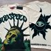 25Ss Summer New Trendy Skull Rock Band Basketball Washed Black Short Sleeve T-Shirt For Men_viptrois.com
