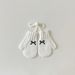 Children's gloves Autumn and winter ins for girls warm halterneck interlocking outdoor baby gloves_viptrois.com