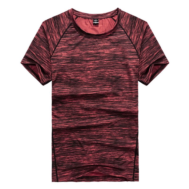 Men's Clothing Outdoor Quick-drying T-shirt Sports Short-sleeved Large Size Undershirt Stretch Breathable Team Custom Fitness Clothes_viptrois.com