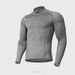 Men's Seamless Performance Long Sleeve T-Shirt – Stretchable, Breathable & Moisture-Wicking Workout Top For Gym, Running & Fall Training_viptrois.com