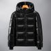 Black Gold Short Hooded Down For Men Women, Thick And Warm Men's Couple Jacket, Winter Outdoor Bread Jacket_viptrois.com