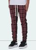 Men's Clothing Men's Sports Casual Trousers Fashion Men's Trousers Zipper Plaid Fitness Trousers_viptrois.com