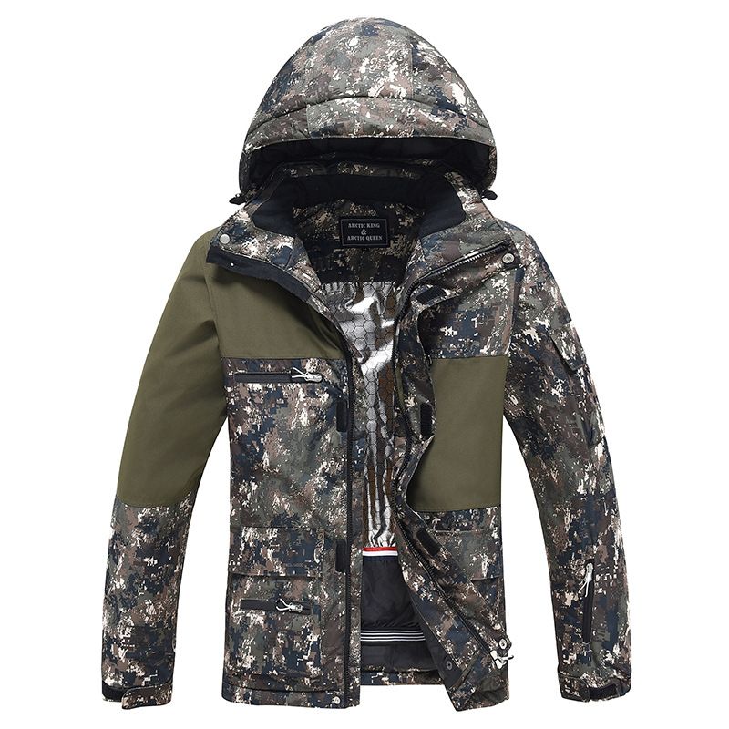 Unisex Waterproof Ski Jacket For Snowboarding Skiing – Thermal Insulated Windproof Shell With RECCO Reflector (S-XXL, 3 Colors)_viptrois.com