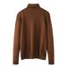 Loom Brand Cut Label Autumn Winter Men's Solid Color Windproof High Collar Warm Casual Base Knitted Wool Sweater Z4E09500_viptrois.com