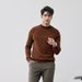 Men's Old Money Style Sweater – Premium Slim Fit Knit Pullover, Machine Washable Winter Base Layer_viptrois.com