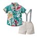 Kid's Clothing Boys summer suits new style beach net celebrity fashionable shirt short sleeve children's summer cool two piece suit trendy_viptrois.com