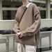 New autumn and winter sweaters, hand woven with thick thread, men's retro and lazy style, high-end knitted sweater, men's_viptrois.com