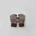 Children's gloves Retro knit warm children's five-finger girls' mittens_viptrois.com