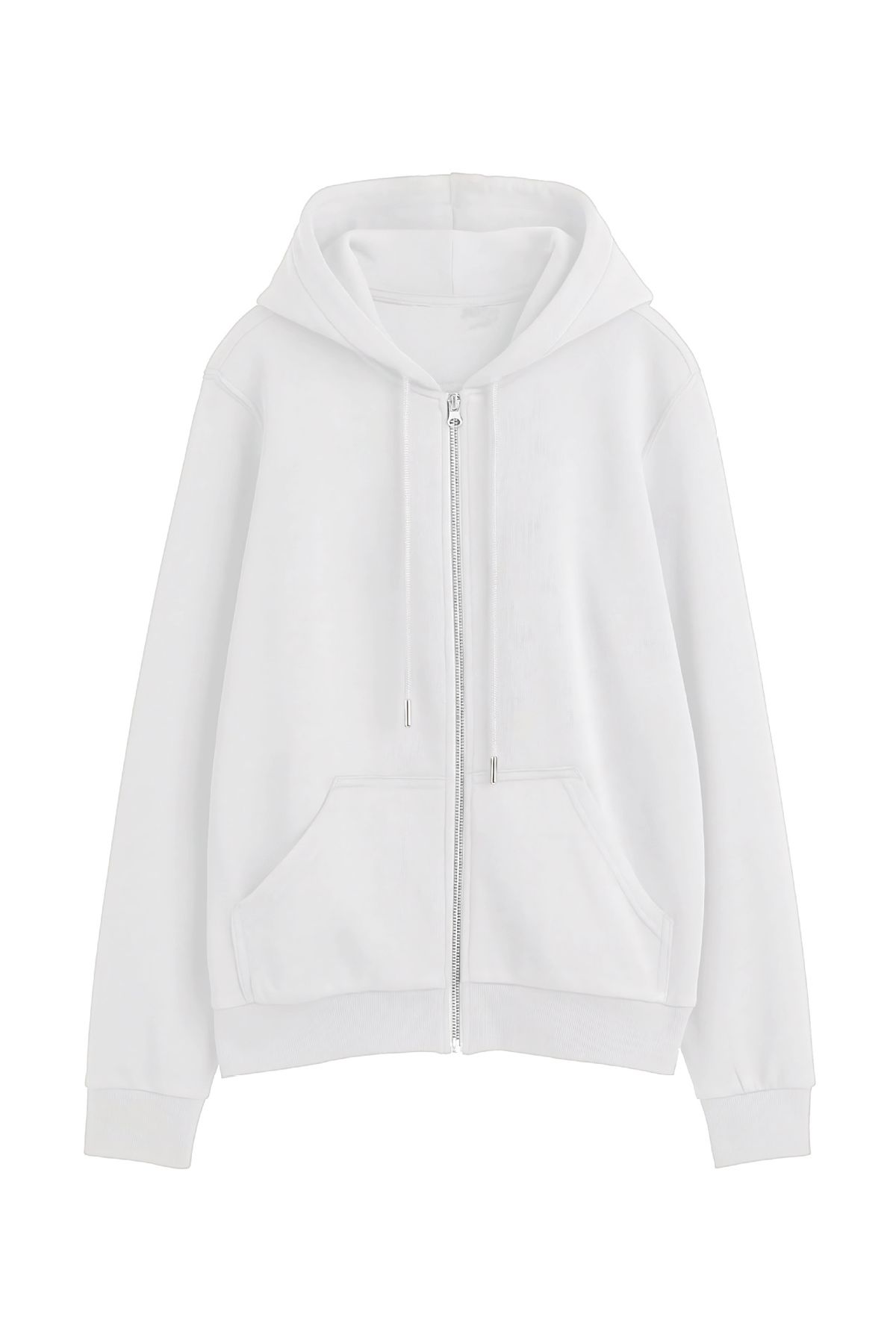 Men's Clothing Zip Up Hoodies Sweatshirts, Jackets Men's Streetwear Zip Hoodie - Oversized High Street Pullover With Full-Zip & Kangaroo Pocket_viptrois.com