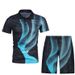 Men's 3D Printed Polo Shirt Casual Lapel Summer Fashion New Style Top for Suit_viptrois.com