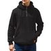 Men's Clothing Heavyweight Fleece Hooded Sweatshirt - Winter Warm Pullover Hoodie With Kangaroo Pocket, Casual Loose Fit For Outdoor & Streetwear_viptrois.com