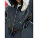 Men's Clothing 2025 New American Retro Leather Cotton Jacket Padded Jacket Removable Fur Collar Parker_viptrois.com