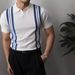 Light Business High End Temperament Trend Men's Summer Simple Fashion Harajuku Youth Popular Polo Shirt New Short Sleeve_viptrois.com