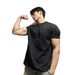 Men's Clothing Men's Summer T Shirt Slim Short Sleeves Showing Muscles Small Collar Suit Inner Wear_viptrois.com