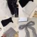 Korean Versatile Plaid Long Silk Scarf For Women's Summer 2025 New Fashion Style With High-end Feeling, Strap And Ribbon_viptrois.com