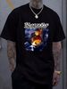Rhapsody Of Fire Vintage T-shirt Slightly Homme Stretched Casual Designer Clothes Breathable Streetwear Fashion Stylish Graphic Comfortable_viptrois.com