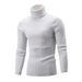 Loom Factory Wholesale Foreign Trade Men's Knitted Sweater Autumn Winter New European And American High Neck Solid_viptrois.com