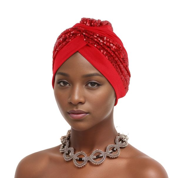 Sequined Stitching Baotou Hat Indian Hat Muslim Hat_viptrois.com